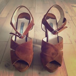 Prada Carmel platform heels